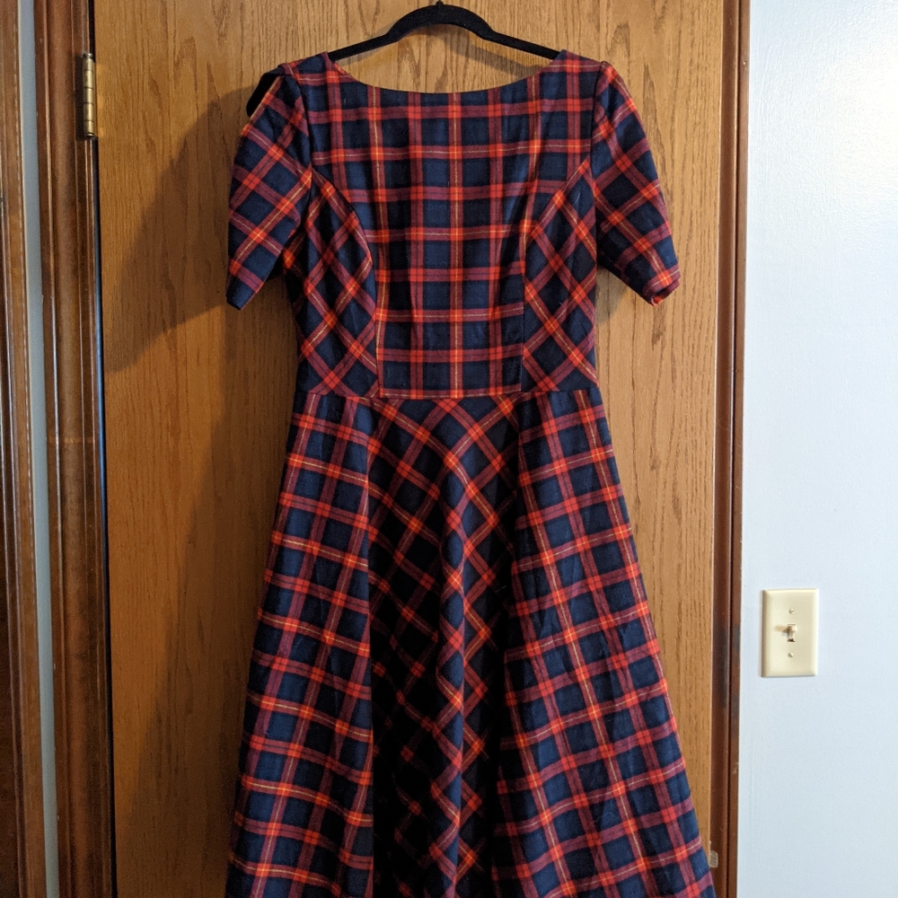 Modcloth plaid dress